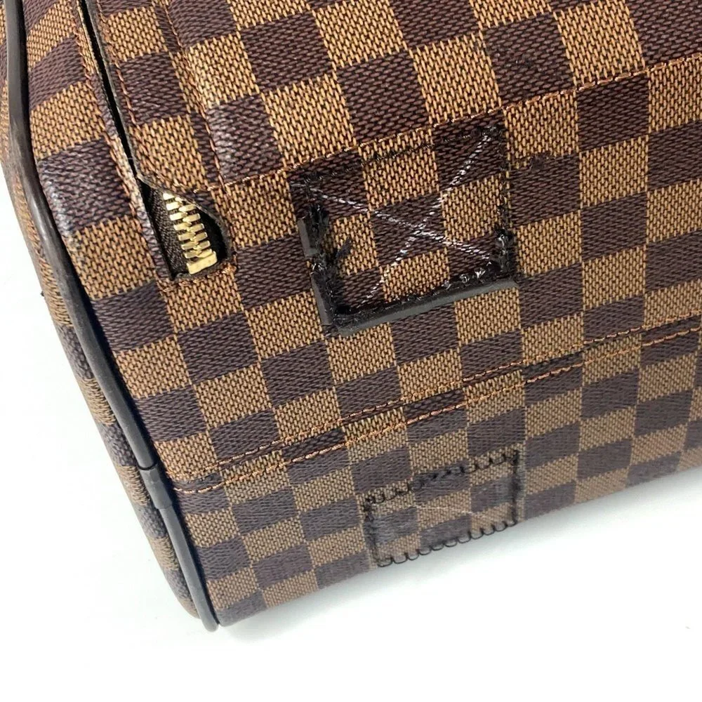 LOUIS VUITTON Brown Damier Canvas Boston Bag - Picture 10 of 16